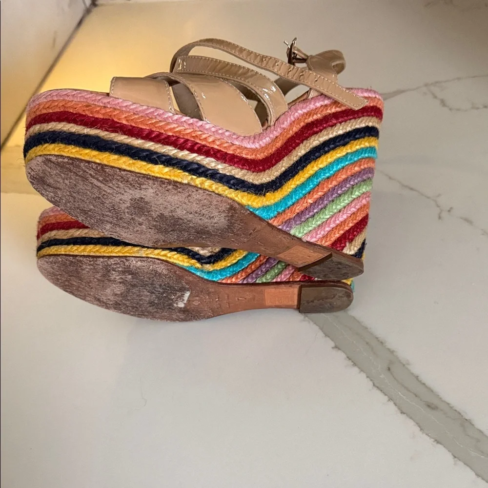 Kate Spade Multicolor Wedge Sandals - Picture 3 of 6
